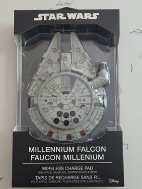 Disney Star Wars Millennium Falcon Wireless Charging Pad - Gray, Black, White